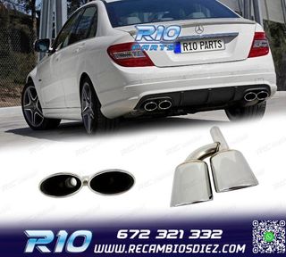 COLAS ESCAPE ESPECIFICA MERCEDES CLASE C W204 07-15 LOOK AMG