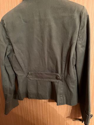 Cazadora verde militar Blanco Talla 40