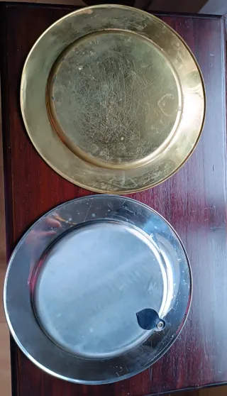 Lotto 2 Piatti Decorativi Aztechi Antichi