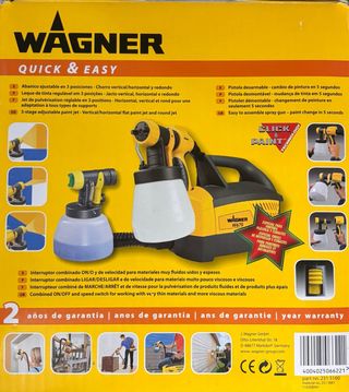 Pistola Pintura Wagner W670 Paredes Techo
