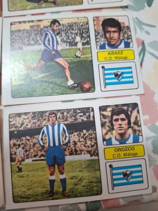 Cromos de fútbol antiguos años 70. Tengo más