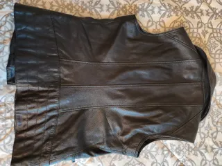 Gilet Calvin Klein in pelle nera