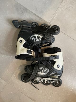 Patines RollerBlade en línea Oxelo negros