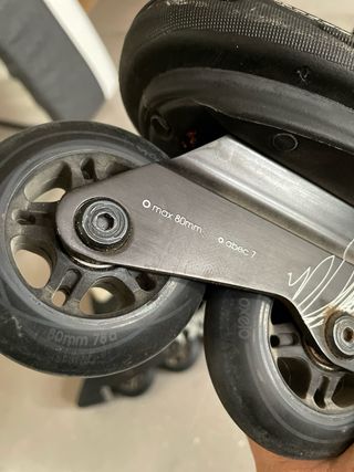 Patines RollerBlade en línea Oxelo negros