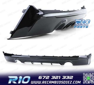 DIFUSOR BMW F22 F23 13- LOOK M PERFORMANCE NEGRO BRILLO