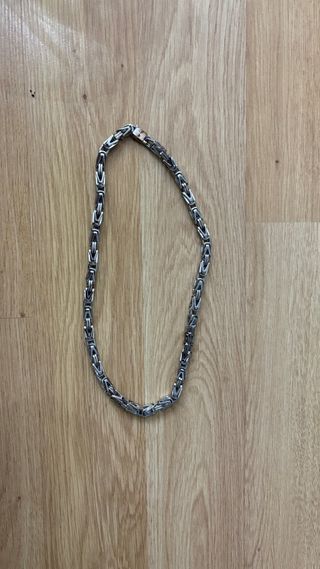 Cadena de acero estilo bizantino