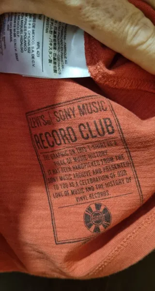 Camiseta Levi's Columbia Records Talla L