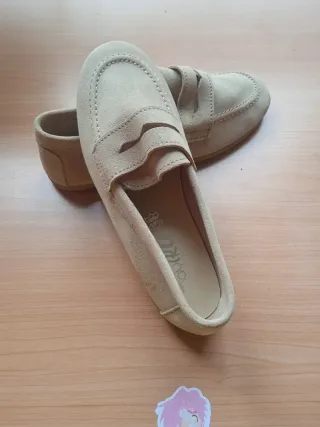 Zapatos niño beige