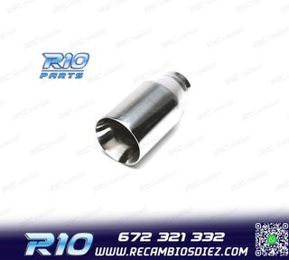 COLA ESCAPE REDONDA 100 MM ACERO INOX