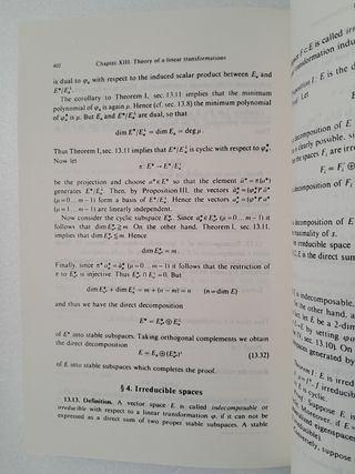 Linear Algebra