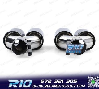 COLAS ESCAPE BMW LOOK M PERFORMANCE CROMO CARBONO