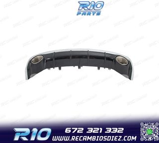 DIFUSOR AUDI A6 4G 15-18 LOOK RS + COLAS ESCAPE