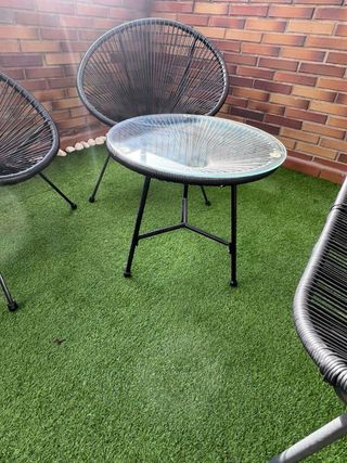 Conjunto Acapulco: Sillón, Sillas y Mesa