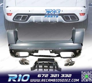 PARAGOLPES TRASERO RANGE ROVER SPORT L494 18- LOOK SVR + COL