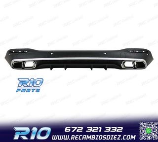 DIFUSOR MERCEDES GLE W167 20- + COLAS ESCAPE LOOK AMG GLE63