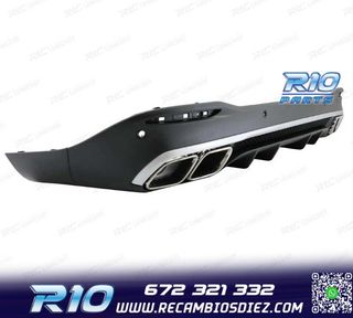 DIFUSOR MERCEDES GLE W167 20- + COLAS ESCAPE LOOK AMG GLE63