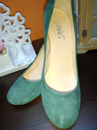 Scarpe décolleté donna Carla G in camoscio n 38