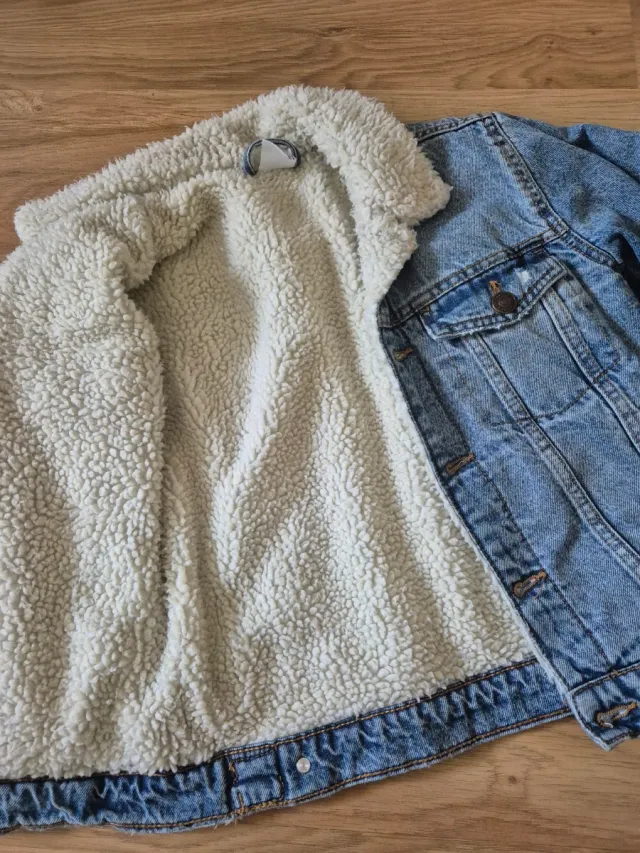 Cazadora vaquera niño con forro