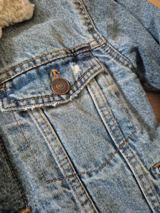 Cazadora vaquera niño con forro