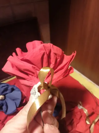 Lotto 6 Fiori Natalizi Artigianali