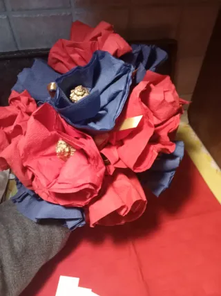 Lotto 6 Fiori Natalizi Artigianali