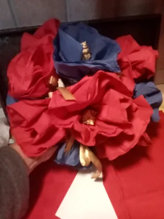 Lotto 6 Fiori Natalizi Artigianali