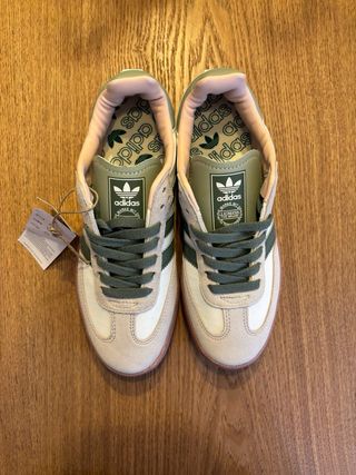 Adidas Samba Beige y Verde