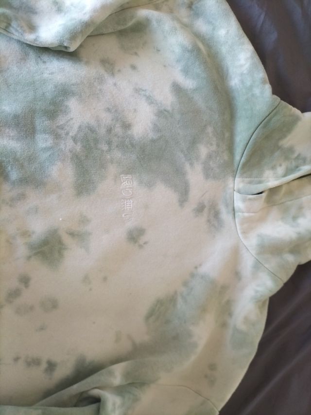 Sudadera Tie Dye Verde y Blanca