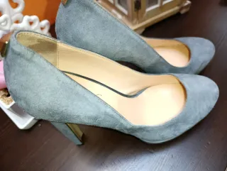 Scarpe Carla G donna grigie tacco 39 NUOVE