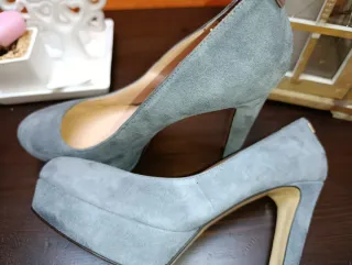 Scarpe Carla G donna grigie tacco 39 NUOVE