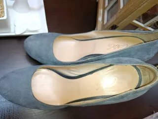 Scarpe Carla G donna grigie tacco 39 NUOVE