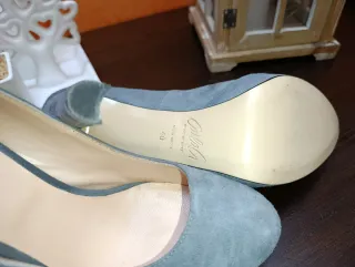 Scarpe Carla G donna grigie tacco 39 NUOVE