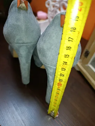 Scarpe Carla G donna grigie tacco 39 NUOVE