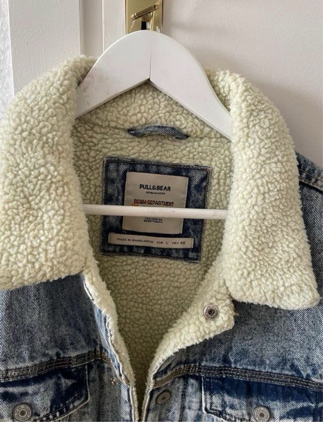 Cazadora tejana Pull&Bear forrada Talla M