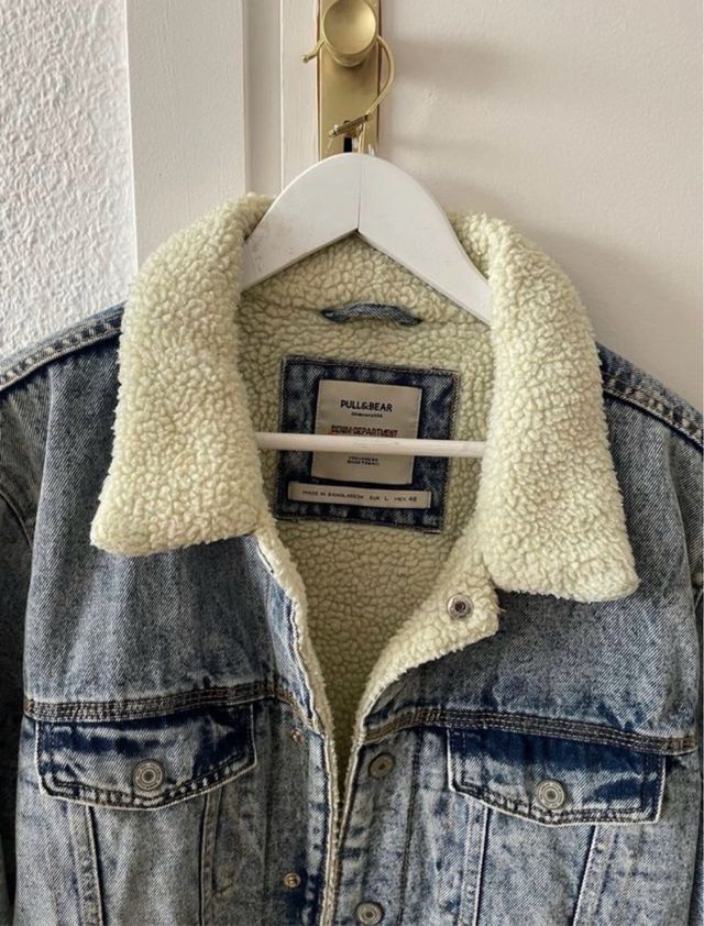 Cazadora tejana Pull&Bear forrada Talla M