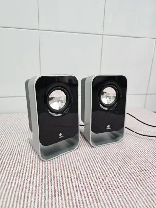 Altoparlanti Logitech Nero e Argento