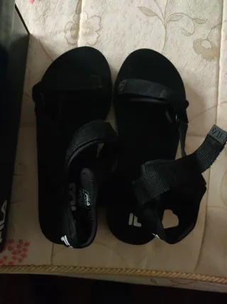 Chanclas Fila Hombre Negras Un sólo uso