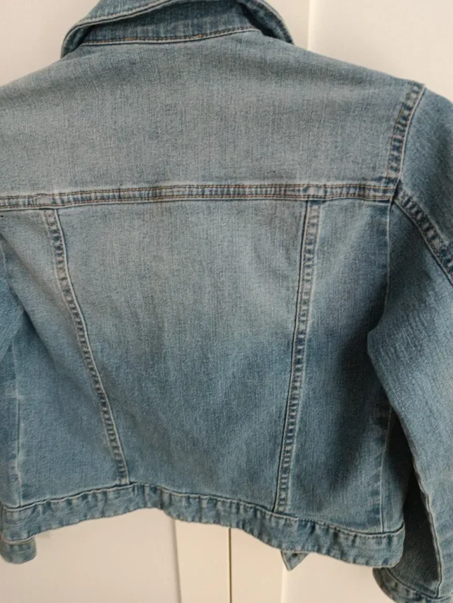 Cazadora vaquera Benetton niña T.6