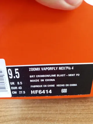 Nike ZoomX Vaporfly Next% 4. 43
