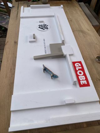 Parque de skate para dedos