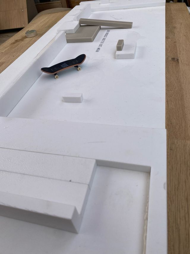 Parque de skate para dedos