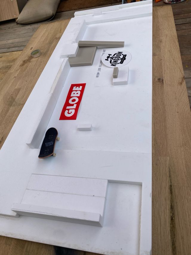 Parque de skate para dedos