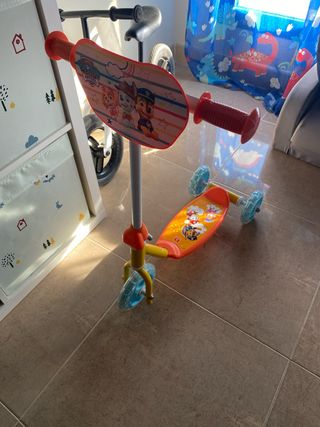 Patinete Patrulla Canina 3 ruedas