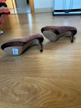 Zapatos Lodi Talla 38 Rosa/Dorado