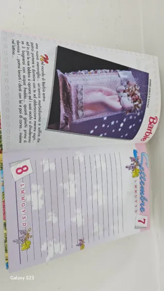 Diario Barbie Mattel Vintage Anni 80/90