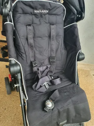 Silla de paseo Maclaren Techno XT negra mas funda