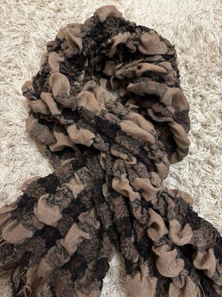 Sciarpa foulard da donna texturizzata