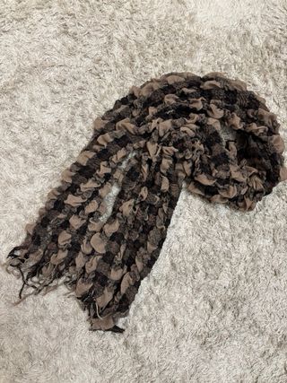 Sciarpa foulard da donna texturizzata