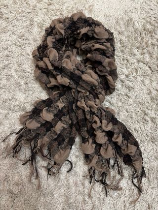 Sciarpa foulard da donna texturizzata