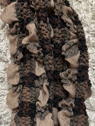 Sciarpa foulard da donna texturizzata